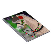 Kerstpaard: Noors Fjord-paard Notitieboek (Rechterzijde)