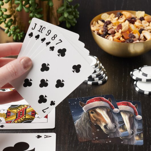 kerstpaard pokerkaarten (Insitu)