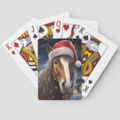 kerstpaard pokerkaarten (Achterkant)