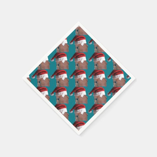 kerstpaard servet (Hoek)