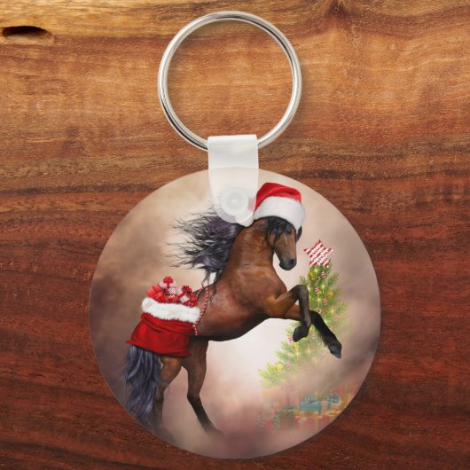 kerstpaard sleutelhanger (Voorkant)