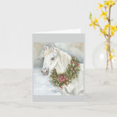 Kerstpaard van Sherry Kaart (Gele Bloem)