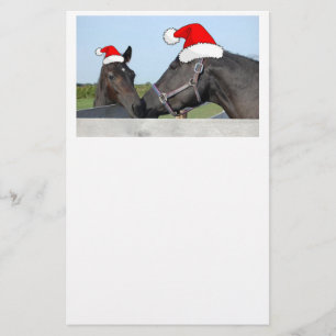 kerstpaarden briefpapier
