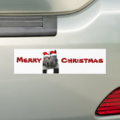 kerstpaarden bumpersticker (Op auto)