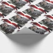 Kerstpaarden Cadeaupapier (Hoek)