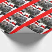 kerstpaarden cadeaupapier (Hoek)