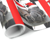 kerstpaarden cadeaupapier (Rol Hoek)