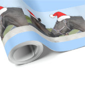 kerstpaarden cadeaupapier (Rol Hoek)