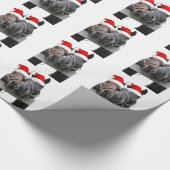 kerstpaarden cadeaupapier (Hoek)