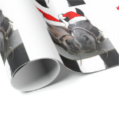 kerstpaarden cadeaupapier (Rol Hoek)