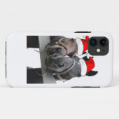 kerstpaarden Case-Mate iPhone case (Achterkant (horizontaal))