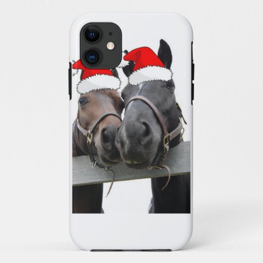 kerstpaarden Case-Mate iPhone case (Achterkant)