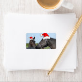 kerstpaarden etiket (Insitu)