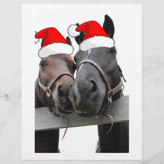 kerstpaarden flyer (Voorkant)