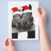 kerstpaarden flyer (Hand)