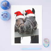 kerstpaarden flyer (Enkel)