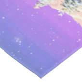 Kerstpaarden in sneeuw tafelkleed (Gekanteld)