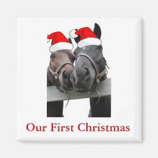 kerstpaarden magneet