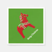 Kerstpaarden Servetten (Voorkant)