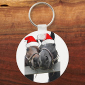 kerstpaarden sleutelhanger (Voorkant)