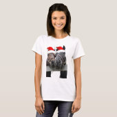 kerstpaarden t-shirt (Voorkant volledig)