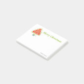 kerstpads Boom na de invoering merkt de bloem op Post-it® Notes (Schuin)