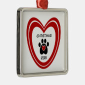 kerstpagina afdrukken metalen ornament (Rechts)