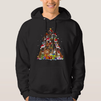 kerstpajama Boxer-boom-pap-hond-pap-mam Hoodie