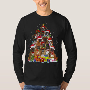 kerstpajama Boxer-boom-pap-hond-pap-mam T-shirt