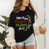 KerstPajama Shirt Festive Lights Feestdagen