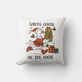 Kerstpak Goose Op De Loose Kerstvakantie Pak Kussen