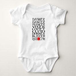 kerstpak voor Baby Romper