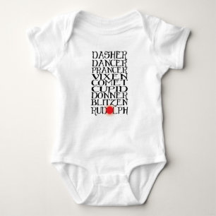 kerstpak voor Baby Romper
