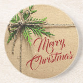 “Kerstpakket” coaster Zandsteen Onderzetter (Voorkant)