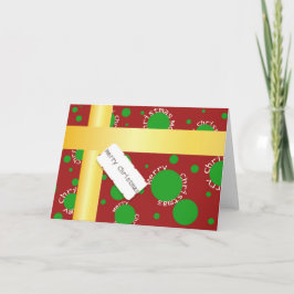 kerstpakket-Wenskaart Feestdagen Kaart