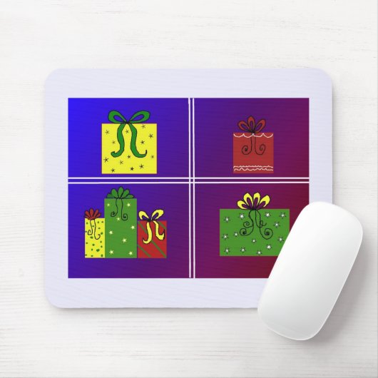 kerstpakketten muismat (Met muis)