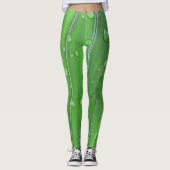 Kerstpalm en regenspoelen leggings (Voorkant)