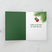 Kerstpalmbomen in maanlicht kaart (Binnen)