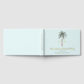 kerstpalmboom | Beach Wedding Monogram Gastenboek (Volledig)