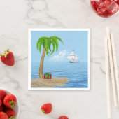 Kerstpalmboom en kat servet (Insitu)