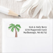 kerstpalmboom etiket (Insitu)