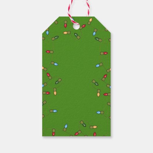 kerstpalmboom met schip cadeaulabel (Achterkant)