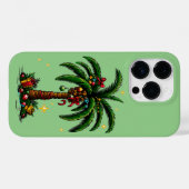 Kerstpalmboom, strand Aloha Kerstmis Case-Mate iPhone Case (Achterkant (horizontaal))