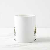 Kerstpalmboom, strand Aloha Kerstmis Koffiemok (Center)