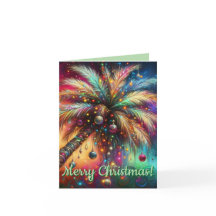 Kerstpalmboom Tropisch strand aan de kust