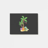 Kerstpalmboom Tropische kerstkonkoslichten F Post-it® Notes (Voorkant)