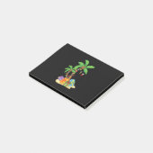 Kerstpalmboom Tropische kerstkonkoslichten F Post-it® Notes (Schuin)