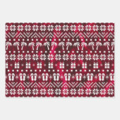 kerstpalmen en Teenslippers Inpakpapier Vel (Voorkant)