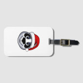 Kerstpanda Bagagelabel (Voorkant (horizontaal))