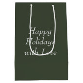 Kerstpanda Beer in het bamboe bos Medium Cadeauzakje (Achterkant)